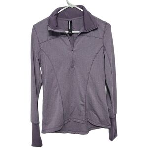 Womens mondetta half zip long sleeve pullover